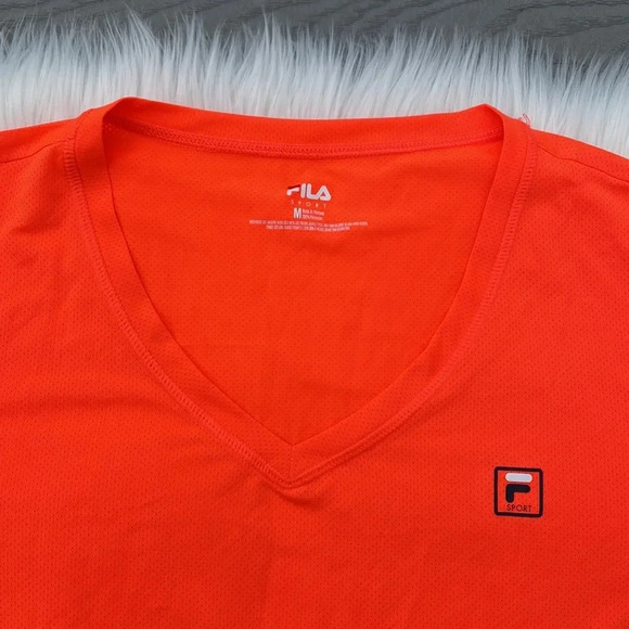 Fila sport neon orange workout tee - Picture 3 of 4